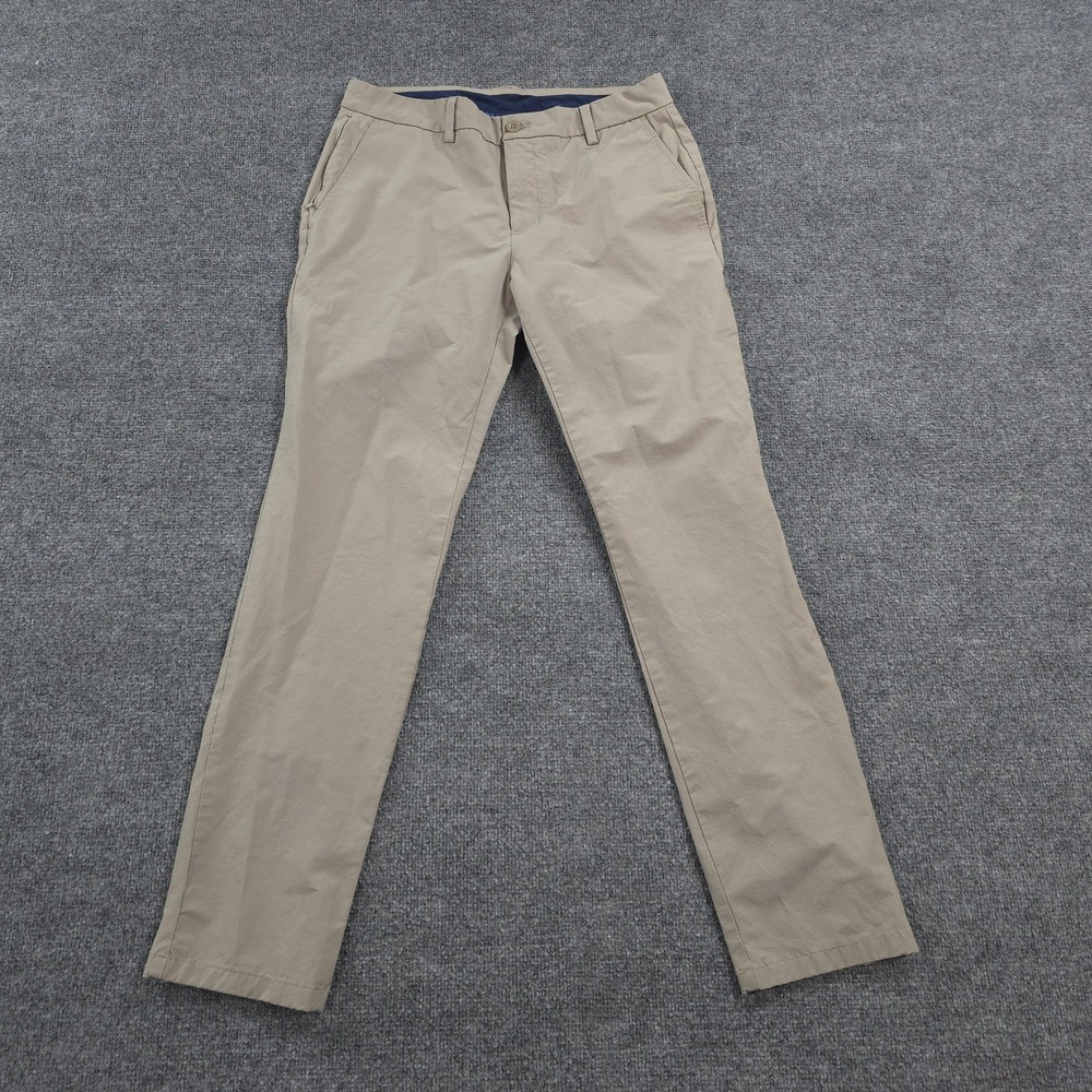 Vineyard Vines Pants Mens 32x32 Beige On-The-Go OTG Chino Stretch Casual Travel